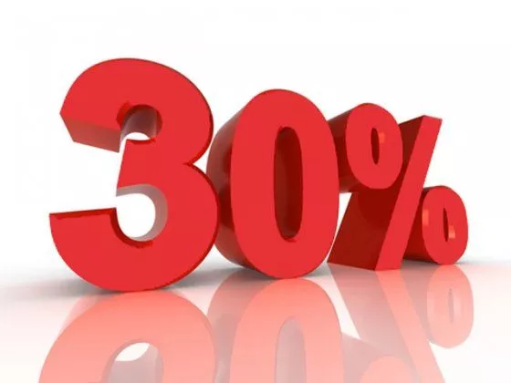 Скидка 30% на работы по понедельникам
